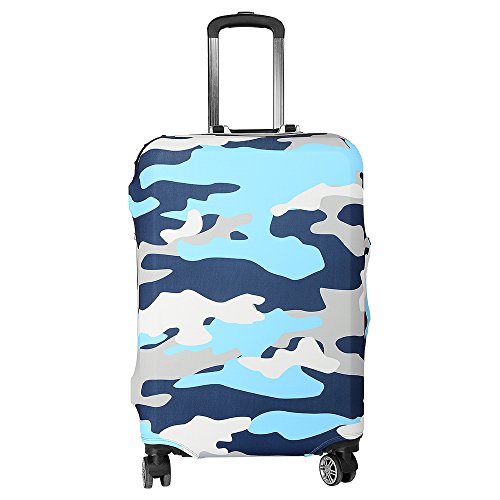 Housse valise camouflage camo bleu