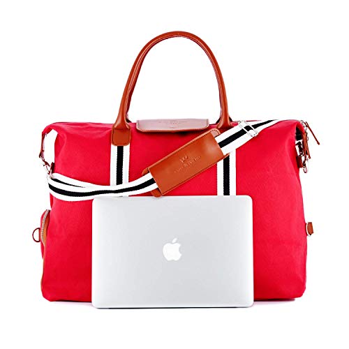 Sac bagage cabine femme contemporain  Saint Maniero rouge pour laptop